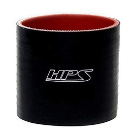 HPS 5" ID, 3" Length, Silicone Coupler Hose, High Temp 4-Ply Reinforced, 65 Psi Max. Pressure, 350F Max. Temperature, SC-8542-BLK, Silicone, Black
