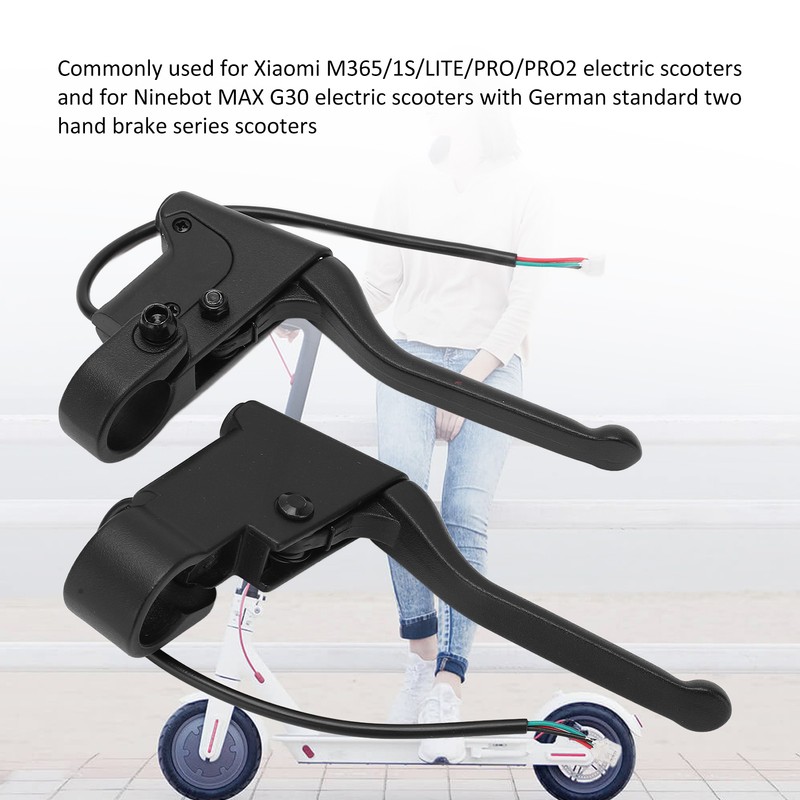 1 Pair Electric Scooter Brake Handle Aluminum Alloy Scooter Brake