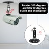 Fonyiunce Pack of 4 Camera Wall Mounts, 360° Adjustable, for