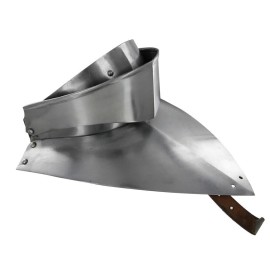 "Handmade" Medieval Knights Champions 16g Steel Bevor Plate Functional Neck Armor Combat