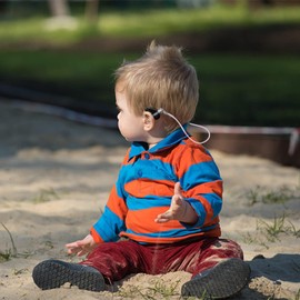 YorkSound Set of 4 Hearing Aid Clips, Anti-Lost Hearing Aid Lanyard BTE Clip String with 12 Pcs Silicone Loops, Hearing Protection Accessories for Adults & Kids, Monaural, Grey