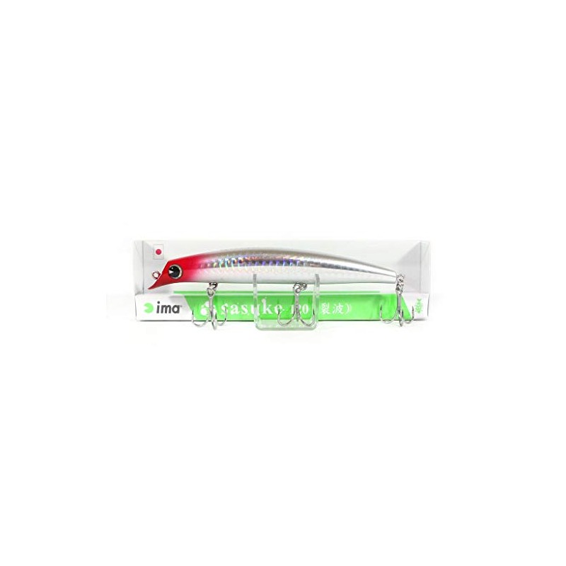 Ams Design (ima) Minnow Sasuke Ripped Wave 120mm 17g Red