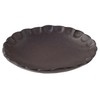 Marui Pottery MR-3-4147 Shigaraki Ware Hechimon Plate, Diameter Approx. 4.7