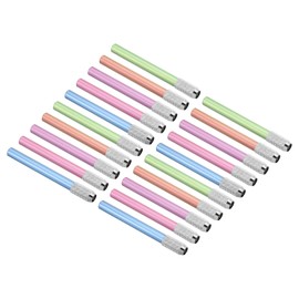 PATIKIL Pencil Extenders, 20 Pack Metal Handle Adjustable Pencil Holder Extender for Artists Drawing Shading, Multi-Color