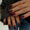 SXVME Uñas postizas Cat Eye cuadradas y largas - Uñas