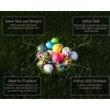 Lax Sak Soft Practice Lacrosse Balls - Same Weight &
