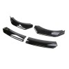 For Benz EClass E250 E350 Gloss Black Front Bumper Lip