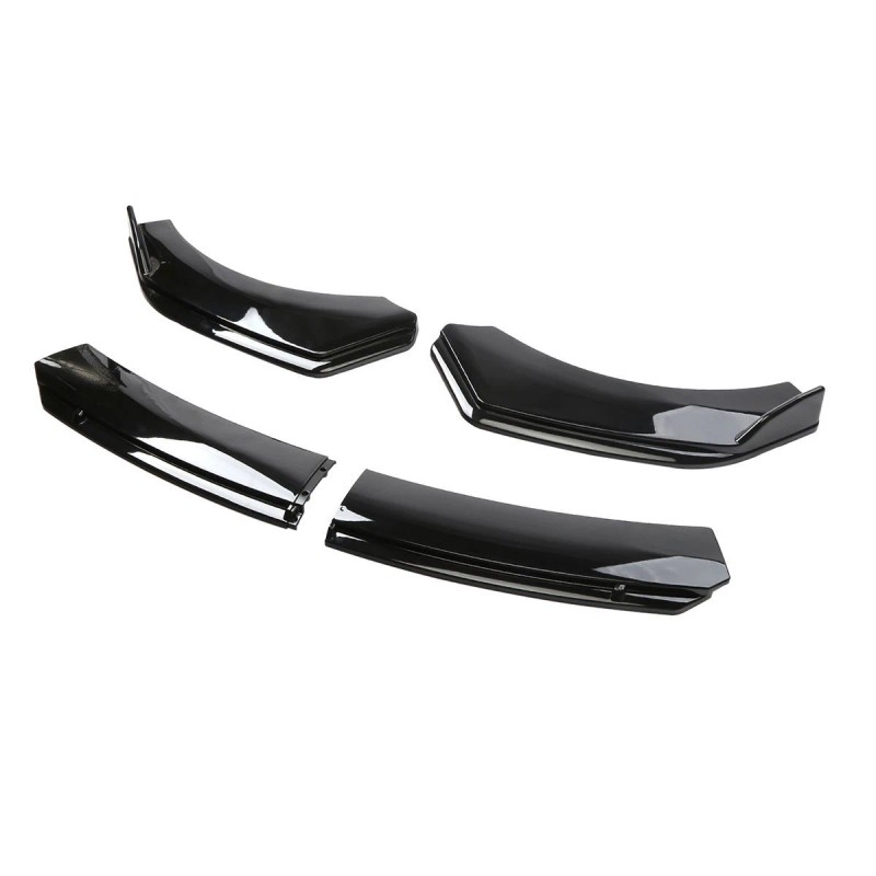 For Benz EClass E250 E350 Gloss Black Front Bumper Lip