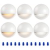 CLOUDY BAY [6 Pack] 3CCT Low Voltage LED Deck Lights