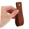 ABOOFAN 4Pcs Leather Hanging Straps Wall Hooks for Towels Clothes