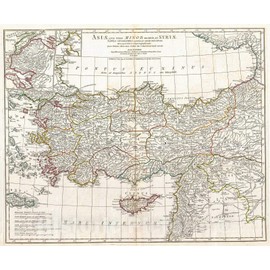 Historic Map - Anville Map of Asia Minor in Antiquity (Turkey,Cyprus, Syria) -, 1794 - Vintage Wall Art - 24in x 20in