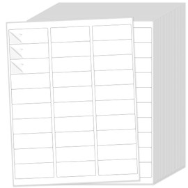 THEBLUETOUCH 100 Sheets Printable Address Labels, 1" x 2-5/8", 30 Stickers per Sheet, Mailing Stickers for Envelopes (3000 Labels)