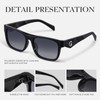 gesruny Polarized Sunglasses for Men Women - Trendy Sun Glasses