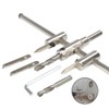 FOROREH Circular Cutter Adjustable, Circle Hole Saw Adjustable Alloy Circular
