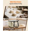 LIFVCNT Bread Proofing Box, Foldable Dough Proofer with Shelf, Adjustable