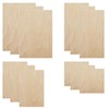Balsa Wood Sheets - 12pcs Plywood Sheets Unfinished Blank Thin
