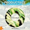 ShinyRelief Inflatable Camouflage Pool Floats 29.5inch Green and Brown Swimming
