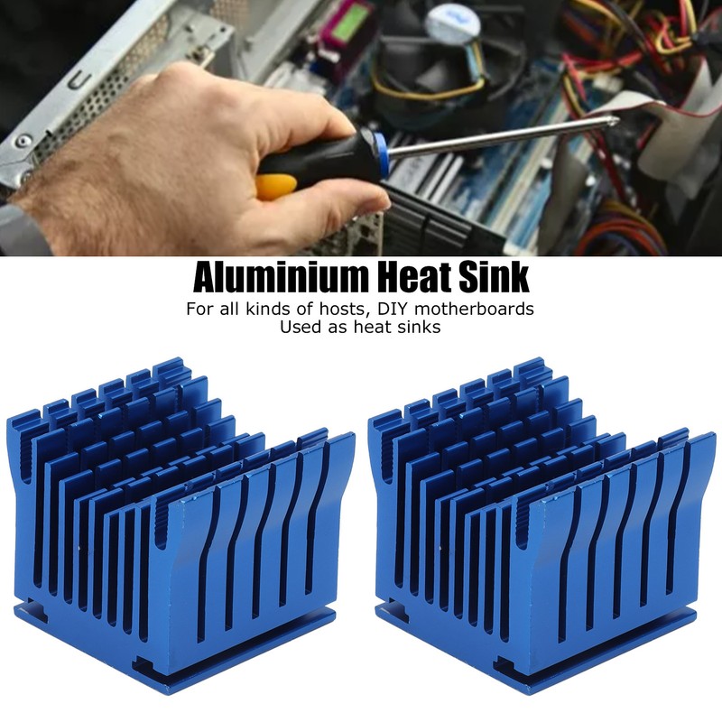 2Pcs Aluminium Heatsink Cooler 3D Printer Motherboard South North Bridge