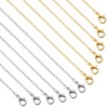 Qianyu 12 Pieces Necklace Chains for Jewelry Making with Lobster