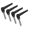 QUARKZMAN 4 Pieces Clamping Lever Handles M8 x 40mm 304