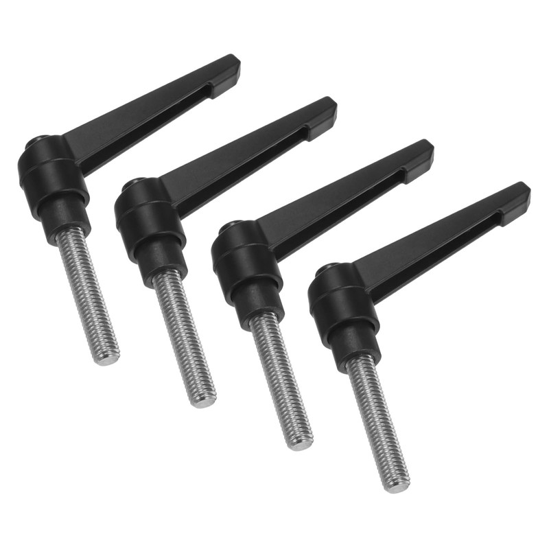 QUARKZMAN 4 Pieces Clamping Lever Handles M8 x 40mm 304