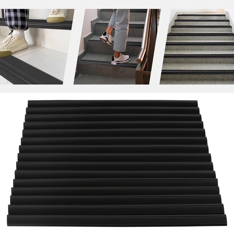 15PCS Stair Edge Protector, 36" x 2" x 1" Anti-Slip