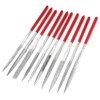 10Pcs Electroplating Shaping File Kit Hand Tools for Woodwork Metal