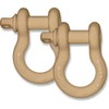 BILLET4X4 3/4 inch D-Shackles 4-3/4 TON – Desert Sand Powdercoated