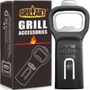 GRILLART Beer and Bottle Opener, Heavy-Duty Mounts to Grill Brush