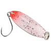 FTM Spoon Tango 1, 8 g - Trout Blinker for Spin Fishing, Trout Bait for Spin Fishing, Blinker for Trout, Spoon Spoon, Colour: Red/White Glitter