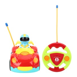 Remote Control Car Toy Children Kid 2CH Electric Cartoon RC Car Model with Light SoundRed