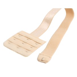 YARBAR Low Back Bra Converter 3 Hook Bra Strap Extender for Women Lady Backless Dress Beige