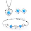 Josfeva Silver Jewellery Sets for Women, 925 Sterling Silver Stud