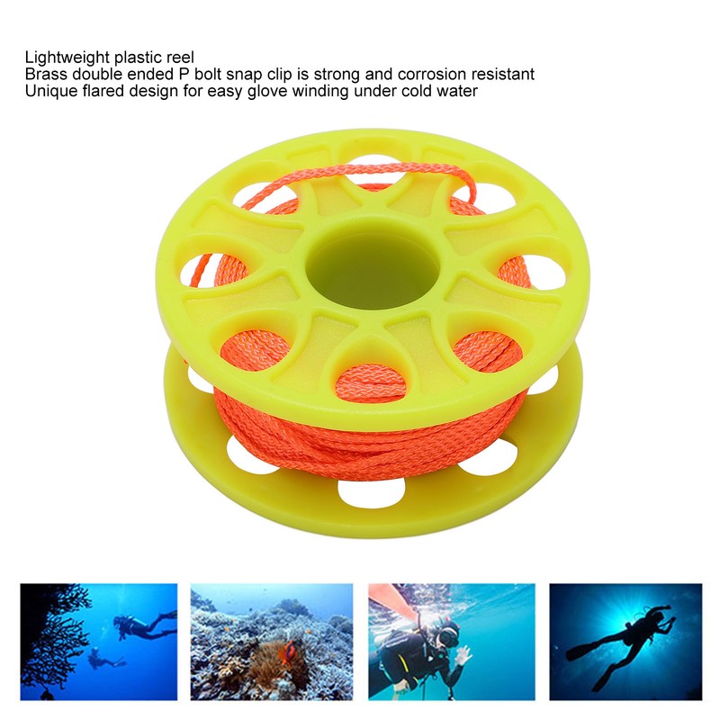 30M Scuba Diving Reel Scuba Diving Finger Spool with Double