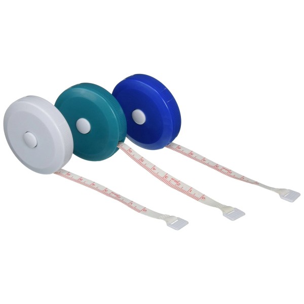 Elite Medical Instruments Emi 3 Pack Retractable Body Tape Measure