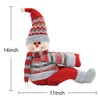 Snowman Christmas Tree Topper - Unique and Funny Xmas Plush