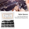 150Pcs Nylon Spacers Assortment Round Plastic for Screws Hardware Standoff