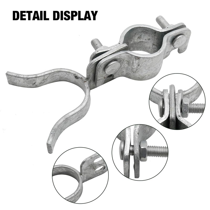 DUZFOREI 2PCS Chain Link Fence Gate Latch with Padlock Hole