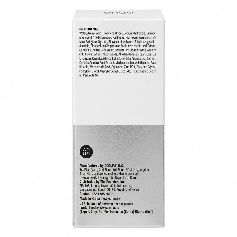 Anua Azelaic Acid 10 Hyaluronic Redness Soothing Serum 30ml /