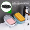 Desuibao Self Draining Soap Dish for Bathroom Sink Shower Suction