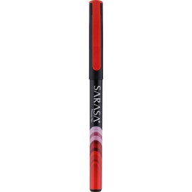 Zebra Sarasa Fineliner Pen, 0.8mm, Red, 12-Count