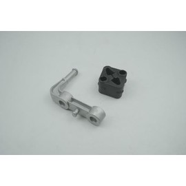 Rear Left Exhaust Bracket Muffler Support Rubber Isolator Hanger Set Replacement for 68275662AB 68275662AA 68519121AA Driver Side Fit for Ram Truck 1500 2019-2025