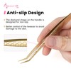 Beauty7 Professional Tweezers Stainless Steel Eyelash Extension Tweezers Eyelash Tweezers