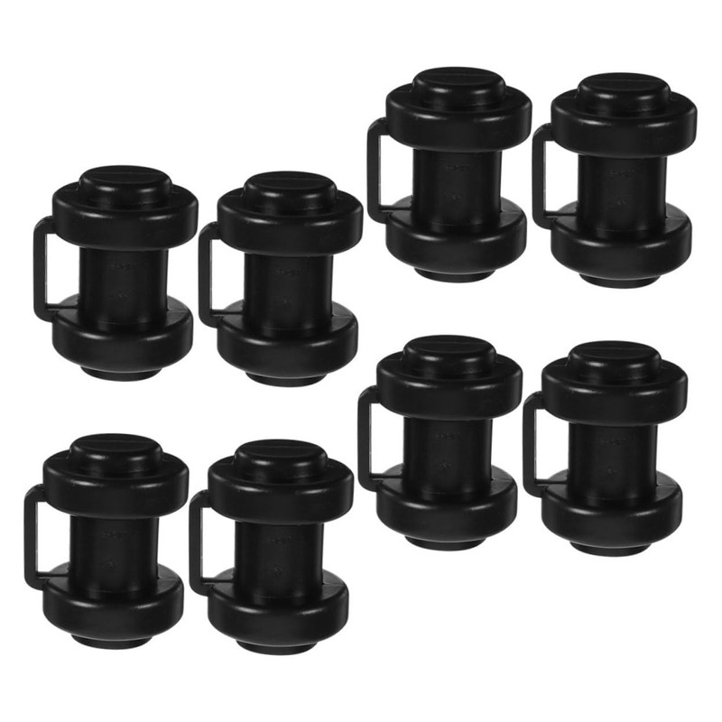 WOONEKY 8pcs Plastic Trampoline Caps Replacement Trampoline Padding for Sun