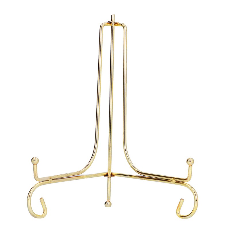 Metal Clock Stand Stylish Display Bracket for Home Office Modern