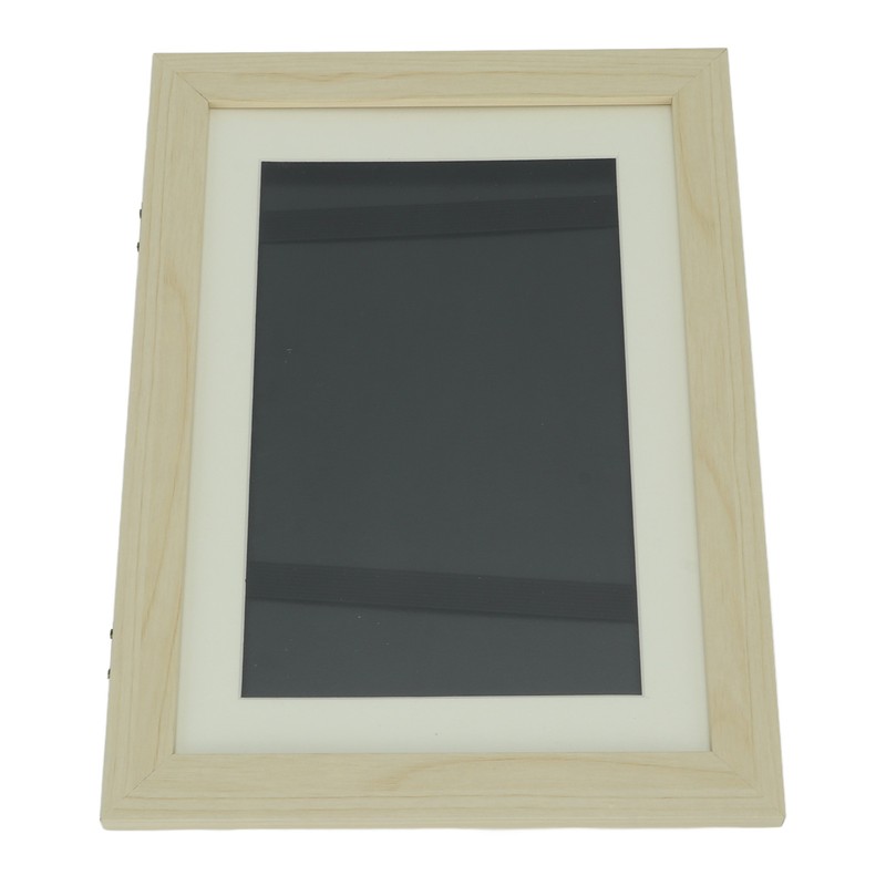 Kids Art Frame Composite Wood Front Opening Changeable Magnetic Picture