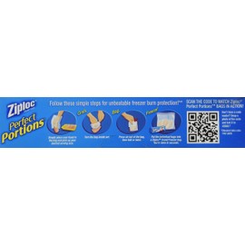 Ziploc Perfect Portions Food Storage Bag
