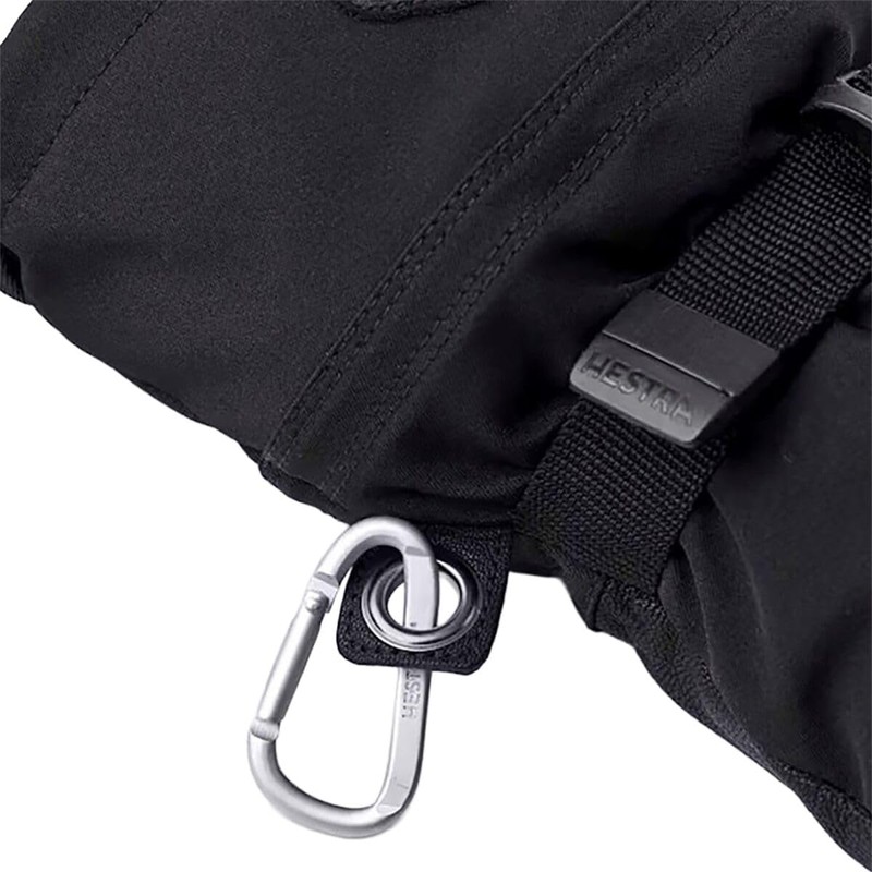 Army Leather Extreme Mitten, Blackk/Black, 10