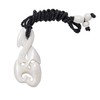 81stgeneration Women's Men's Hand Carved Bone Intertwined HEI Matau Double