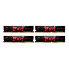 G.SKILL AEGIS Series (Intel XMP) DDR4 RAM 32GB (4x8GB) 3200MT/s CL16-18-18-38 1.35V Desktop Computer Memory UDIMM (F4-3200C16Q-32GIS)